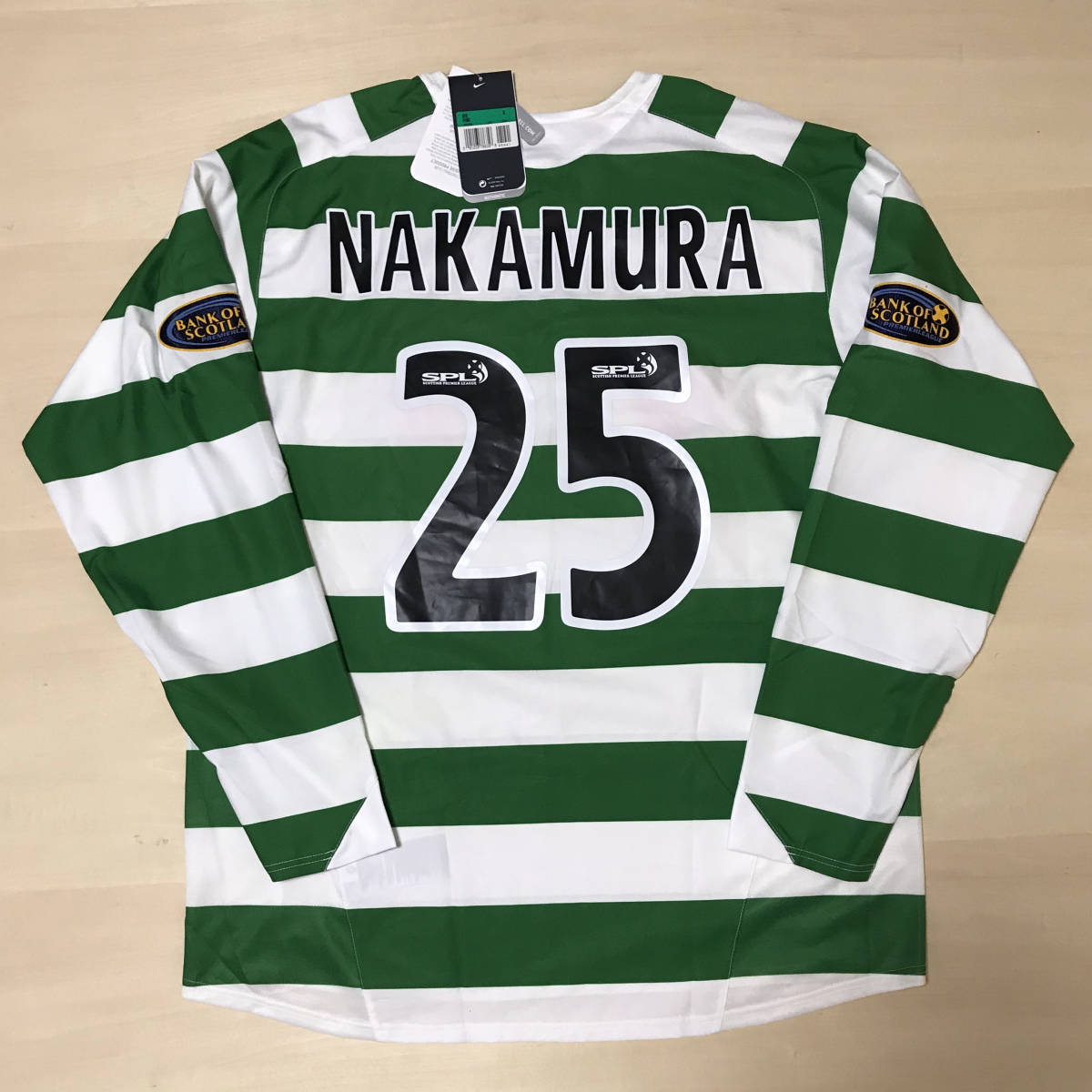 セルティック 2008/09CL 中村俊輔 選手用 ユニフォーム 日本代表