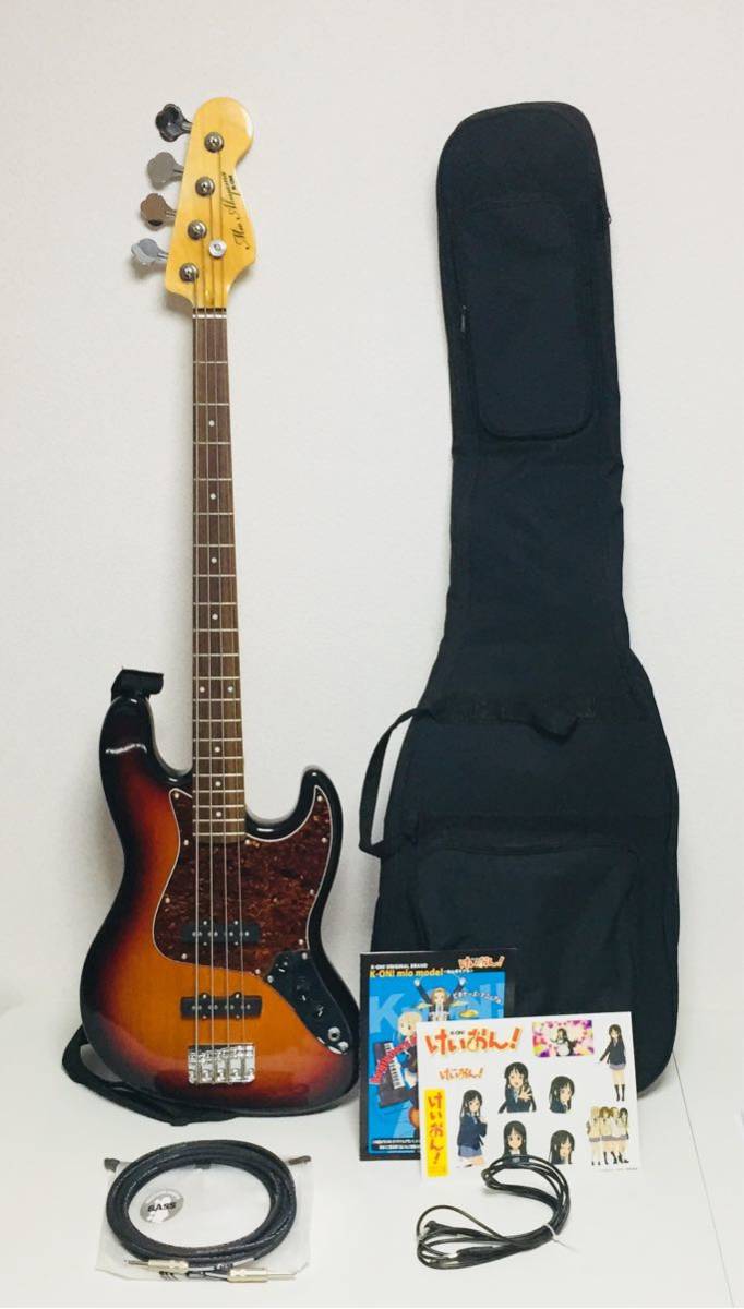 けいおん!秋山澪モデル エリザベス※中古 秋山澪 ジャズベース