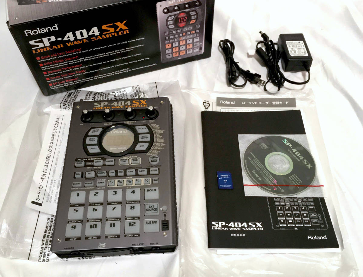SP-404SX Roland コンパクトサンプラー 専用SDカード付属 SP404SX 付属