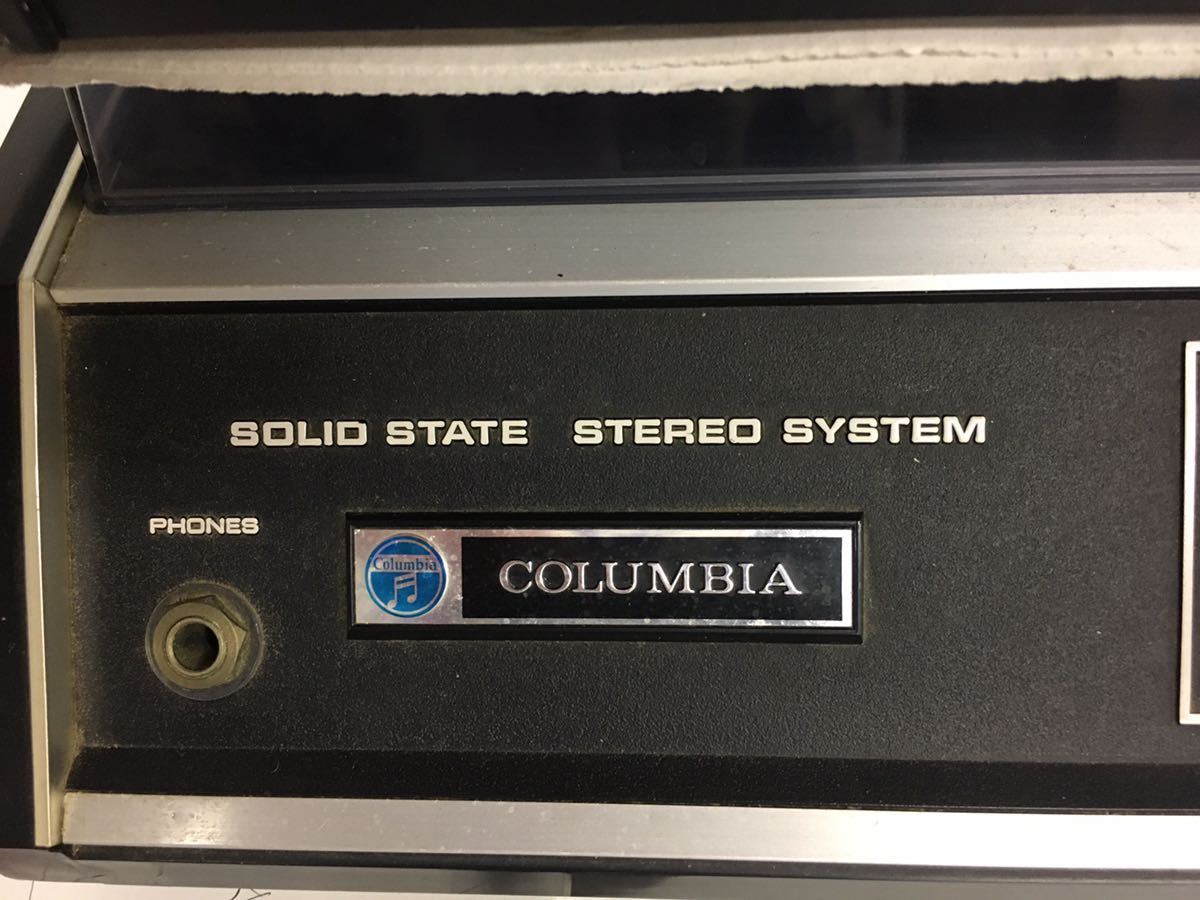 COLUMBIA レコードプレーヤー ステレオシステム OS-40R 【公式通販】