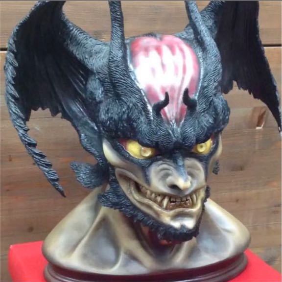 デビルマン 1/1ヘッド モビーディック フィギュア カスタムリペイント