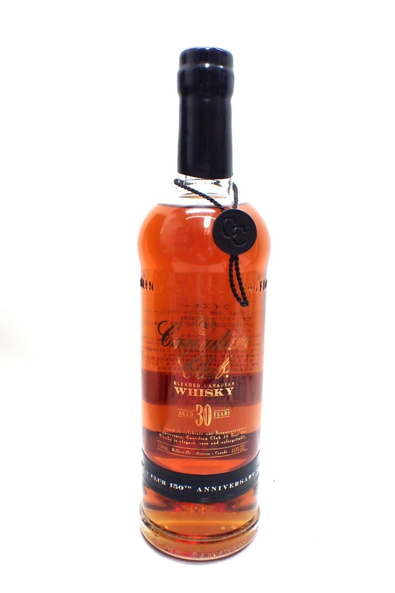 カナディアンクラブ 30年(150周年記念ボトル)