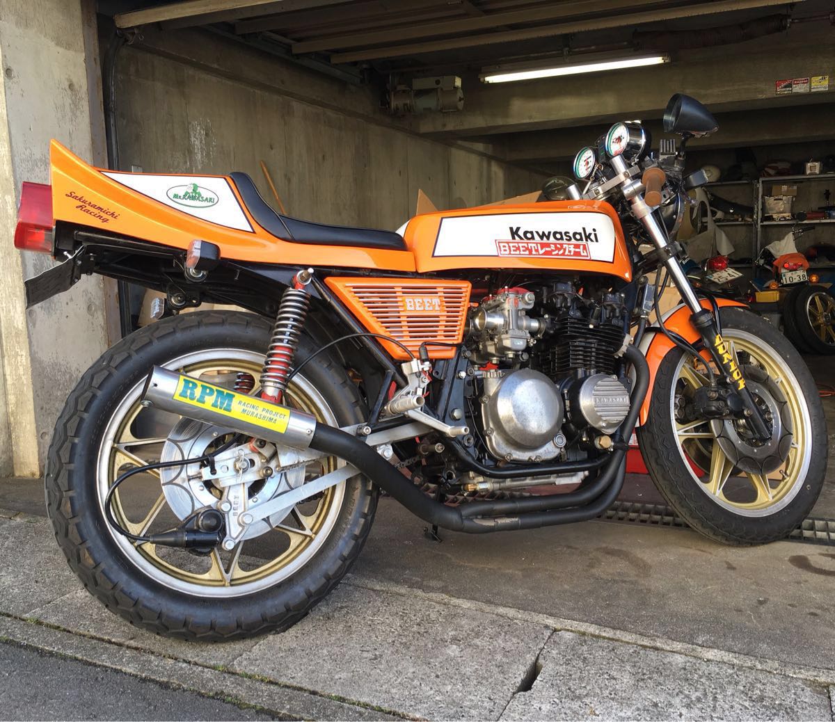 Z400FX Z550FX ロングタンクカバー シングルシート 【公式通販】