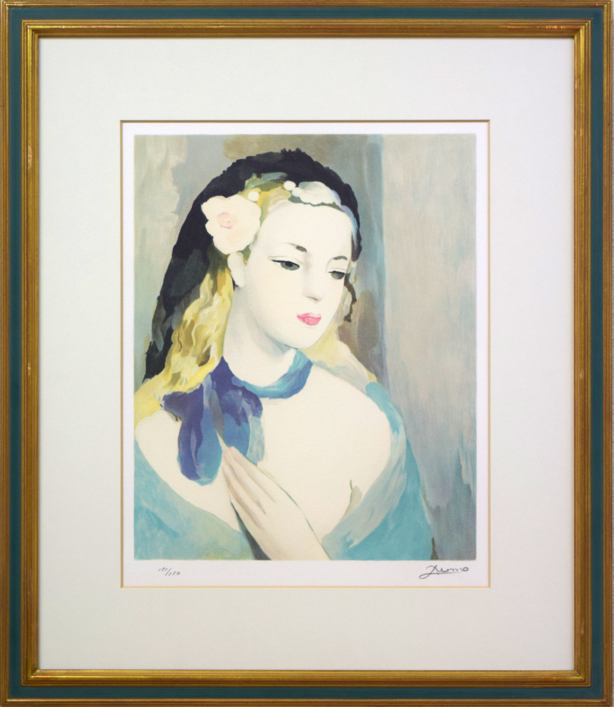 ◉真作保証◉マリー ローランサン◉美品 リトグラフ He版◉正規ADAGP