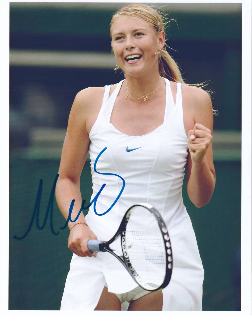 キャロライン ウォズニアッキ直筆サイン入り特大写真…デンマークの