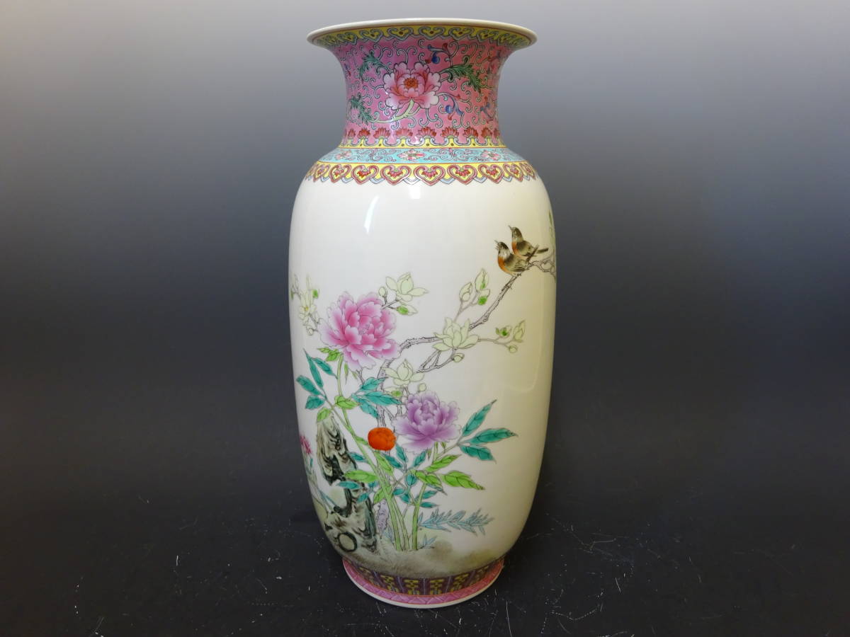 X291 時代品 中国粉彩花瓶 特大作品 X291 時代品 中国粉彩花瓶 特大