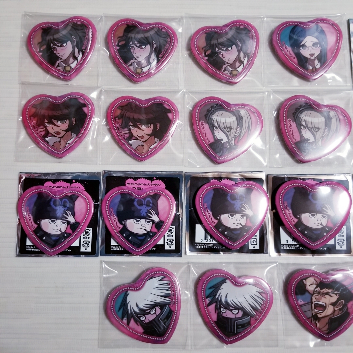 スーパーダンガンロンパ2 ナンジャタウン ハート缶バッジ 狛枝凪斗