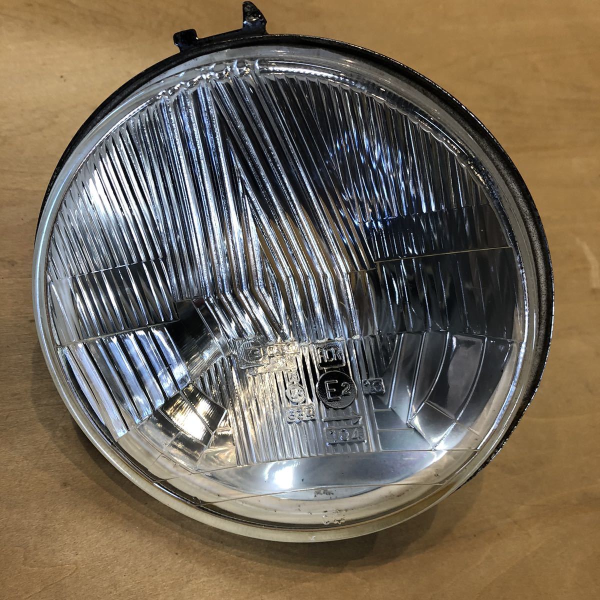 新品 当時物シビエスーパーオスカー凹みレンズ付きヘッドライトASSY