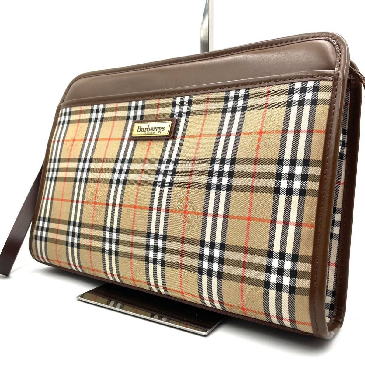 希少 美品 BURBERRY バーバリー ホースマーク ピンバッチ ピンバッジ