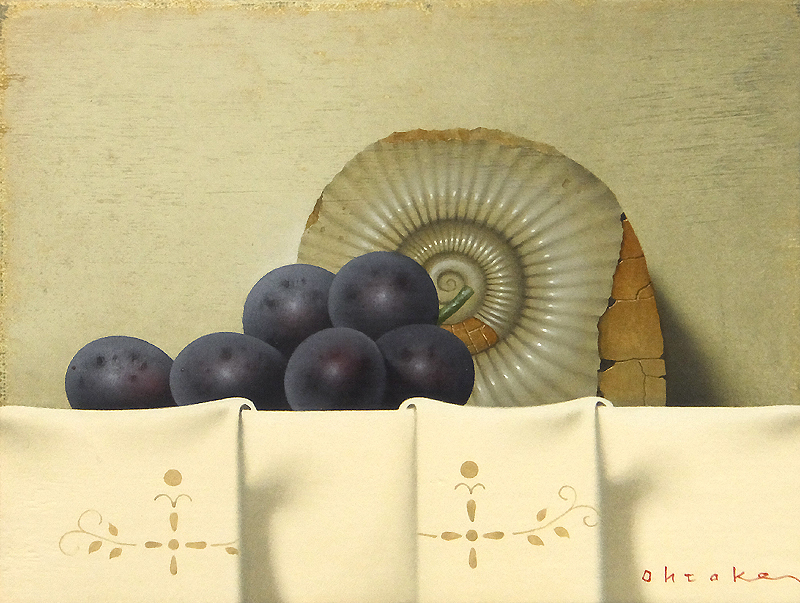 大竹山規「葡萄」SMサイズ 絵画 百貨店購入 大竹山規「葡萄」SMサイズ 絵画