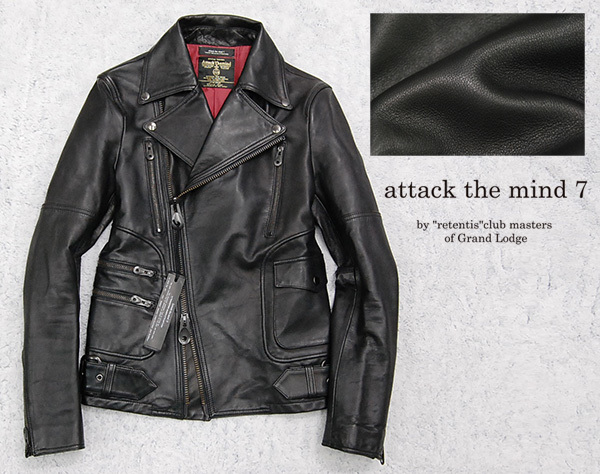 attack the mind 7 シングルレザージャケット attack the mind 7