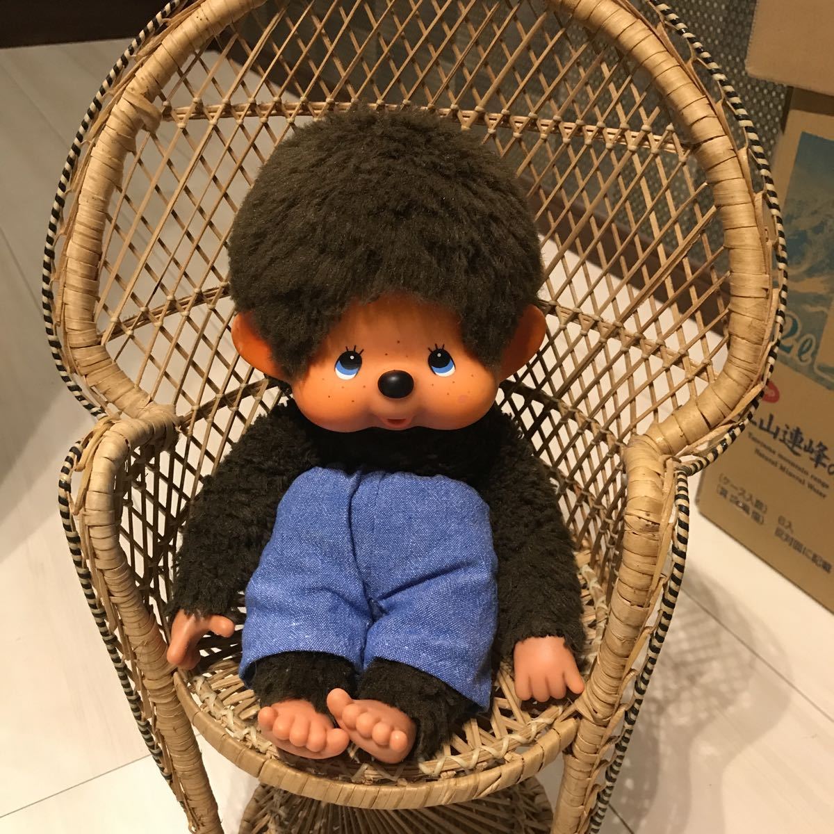 昭和レトロ】 レア品 ブルーアイ 初代 初期 もんちっち 昭和レトロ