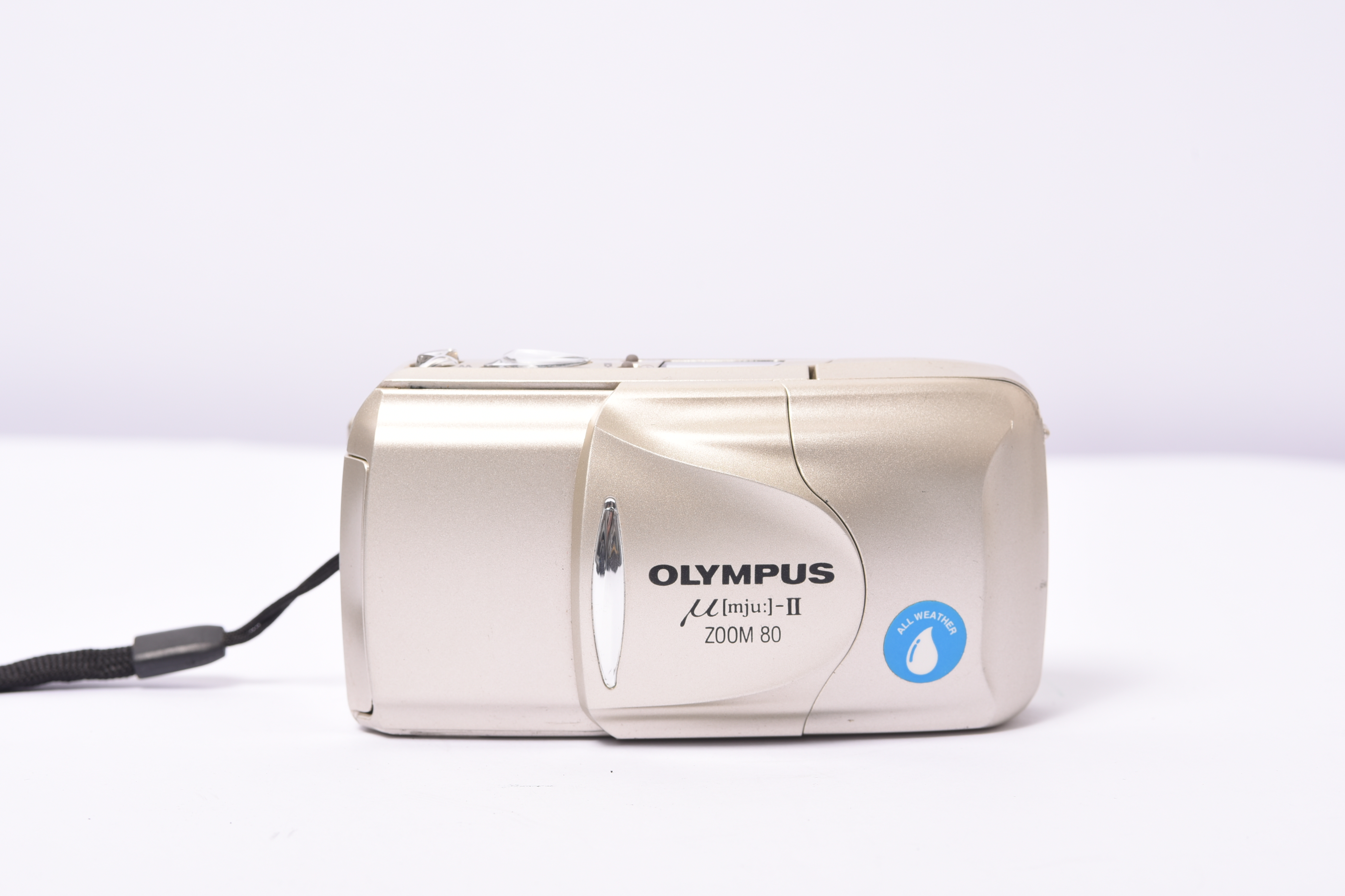OLYMPUS μ[mju:]-II 80 VF ヒョウ柄ケース付き Olympus Mju ii zoom 80