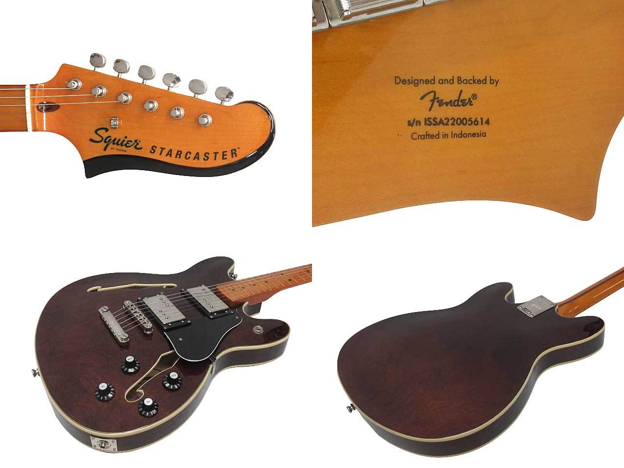 Squier starcaster セミホロウボディ ウォルナット 廃盤カラー Squier