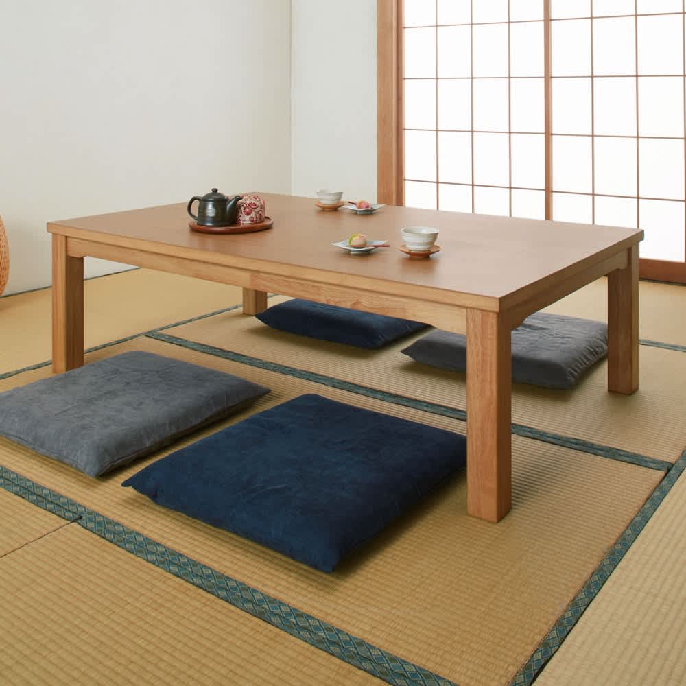 天然木ダイニングこたつテーブル 80×80cm【正方形】 通販 - ディノス