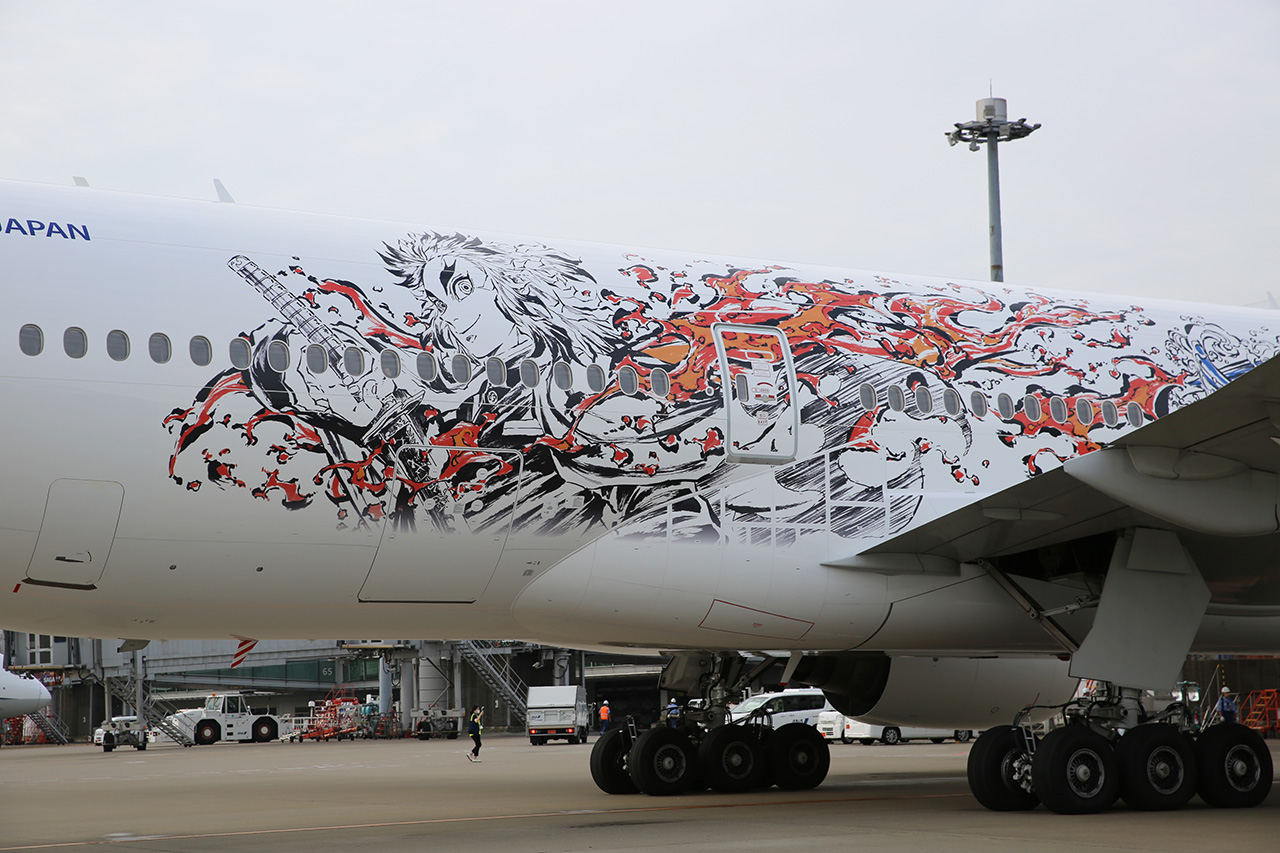 ANA、「鬼滅の刃じぇっと - 壱&弐&参 -」3機が羽田に集結！10月3日から
