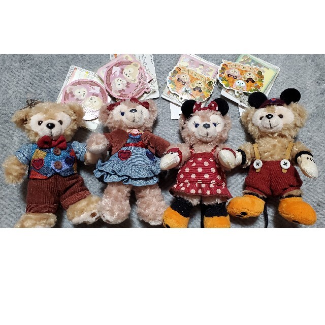 タグ付き ダッフィー ダッフィー、シェリーメイ ぬいば シェリーメイ