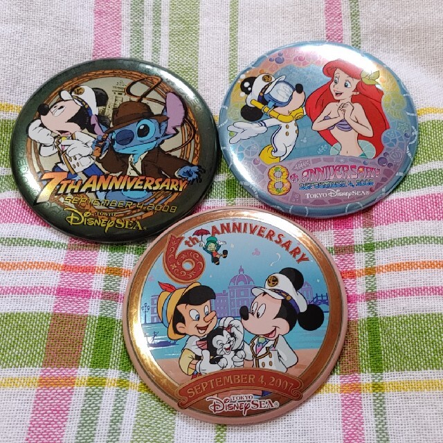 Disney - 6.7.8周年 東京ディズニーシー 缶バッジの通販 by けんたママ