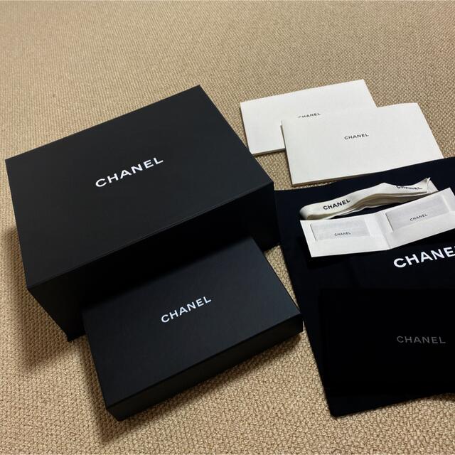 シャネル シャネル 2箱 CHANEL 空箱 2点セット ブラック 黒 化粧箱 空き箱