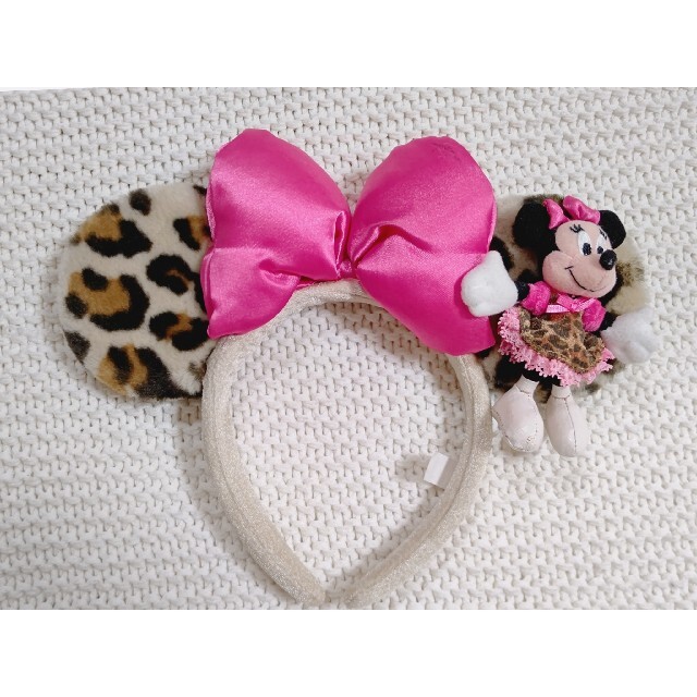ラウンジフライ ミニー レオパード ヒョウ柄 豹柄 リボン ディズニー