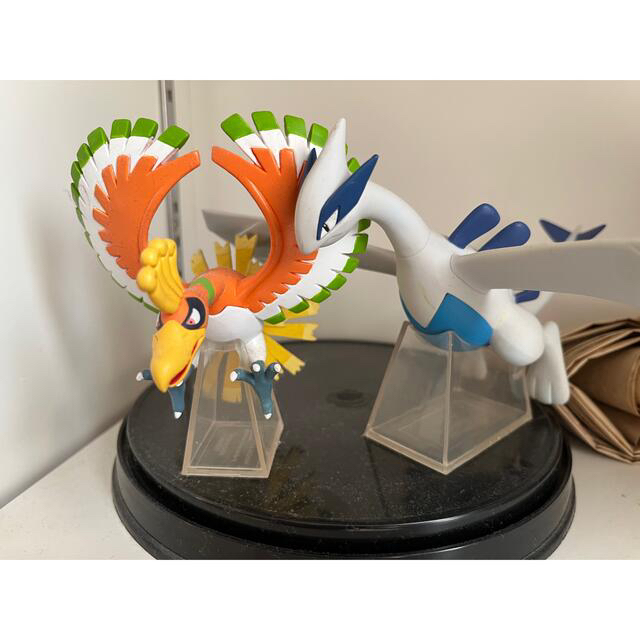 立体ポケモン図鑑 フィギュア ルギア ホウオウ ポケモン 当選品