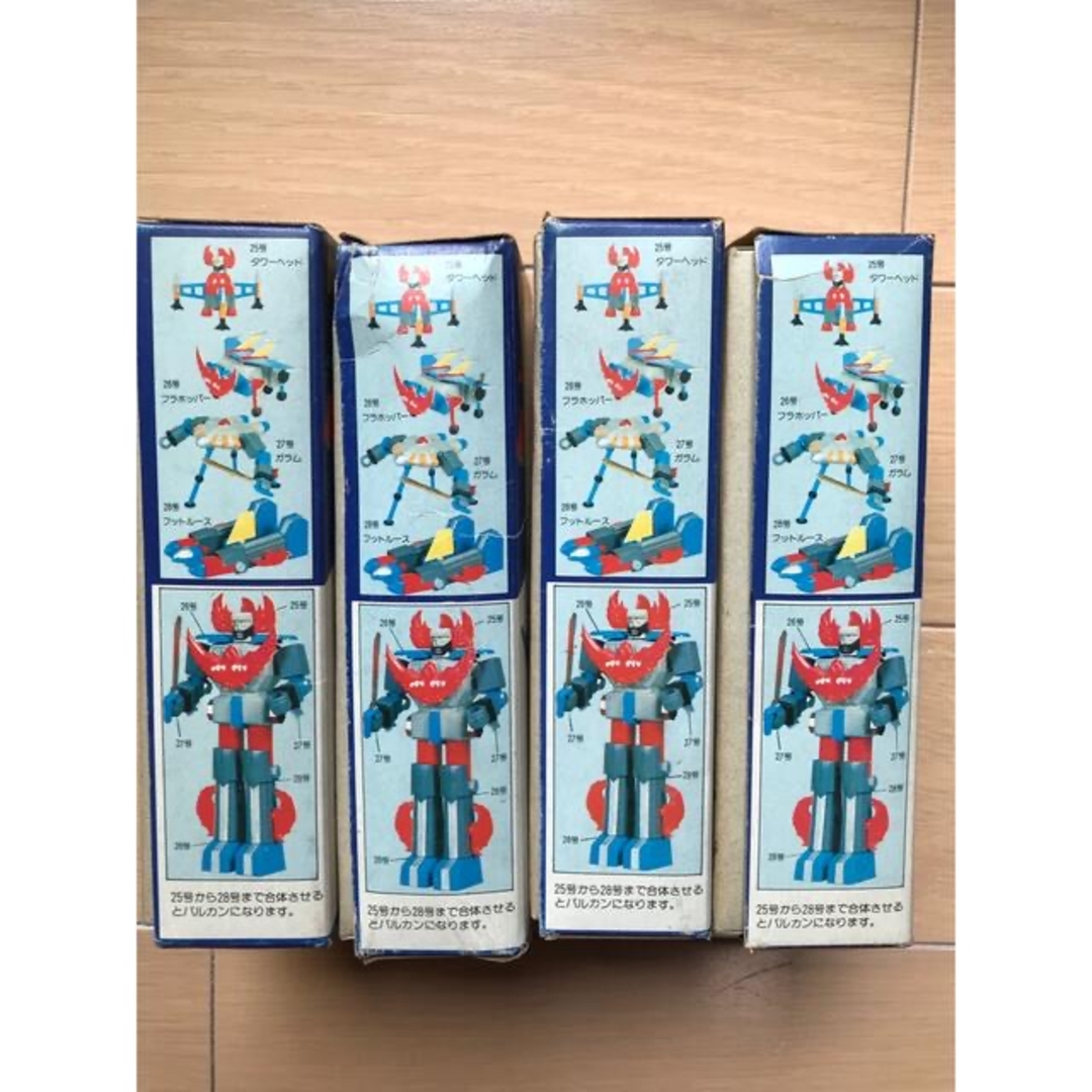 B アオシマ NEOミニ合体シリーズ バルカン 4箱セット 未組立品