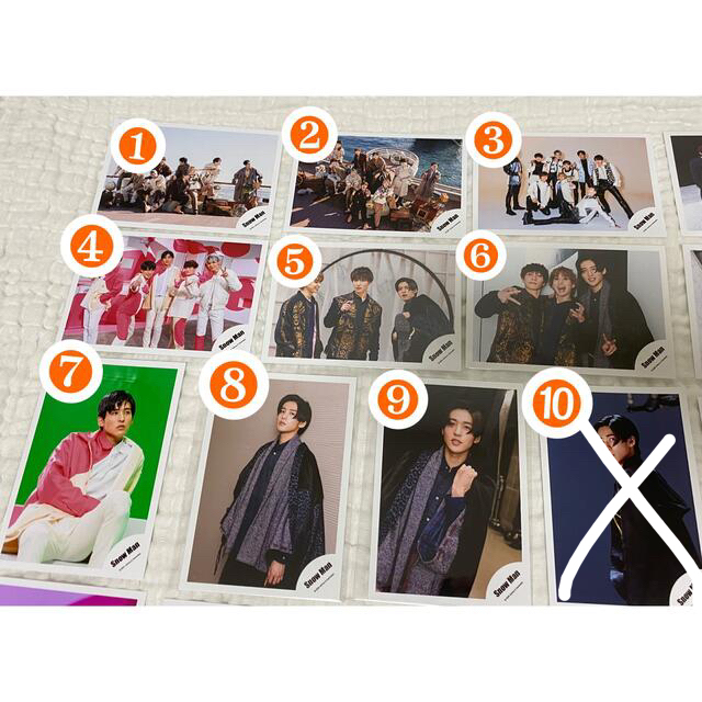 目黒蓮公式写真72枚セット SnowMan 目黒蓮 集合 公式写真 30枚 SnowMan