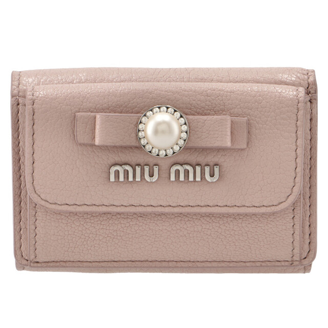 MIU MIU - MIU MIU 財布 三つ折り マドラスパール ミニ財布の通販 by