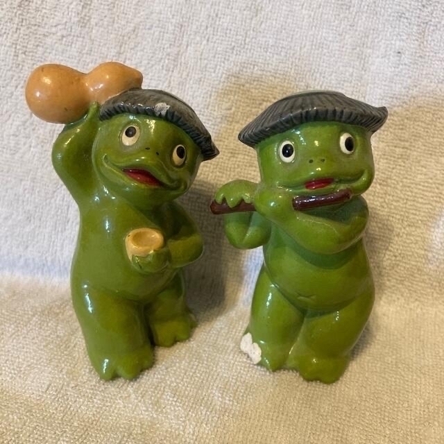 カッパの置物2点