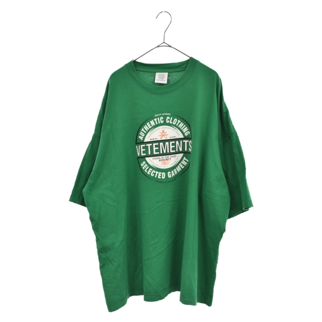 VETEMENTS ヴェトモン BEER BADGE Tee Tシャツ ＄ VETEMENTS Logo