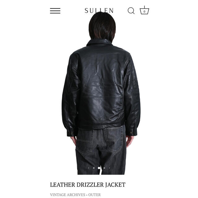 sullen tokyo drizzler leather jacket 黒 sullen tokyo drizzler