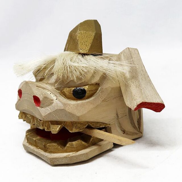 千嶺作 加賀獅子頭 郷土玩具 刀咥獅子頭の通販 by 大健G 水曜日 は対応