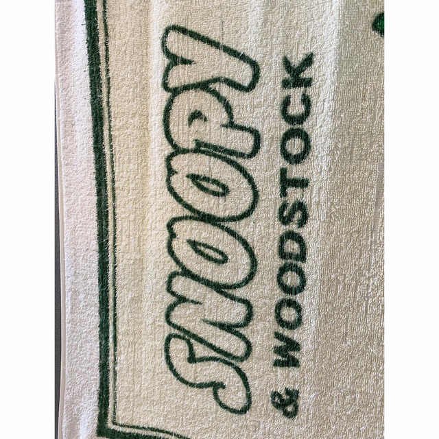 古着 ビンテージ 70s スヌーピー ウッドストック バスタオル タオル 美