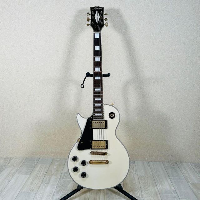 即買い可】 Maison メイソン レスポールカスタム ホワイト エレキギター