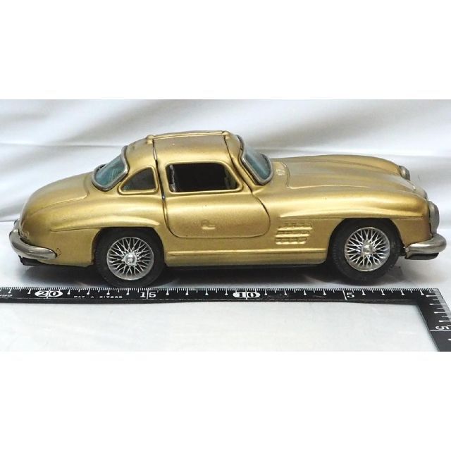 BANDAI - バンダイ メルセデスベンツ300SLリペイント金リモコン欠tin