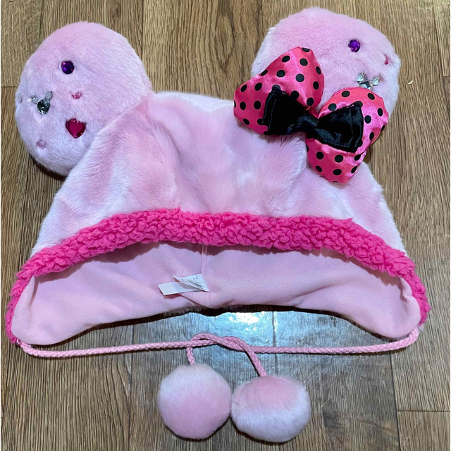 ディズニー ファンキャップ ミニー ピンク 紫