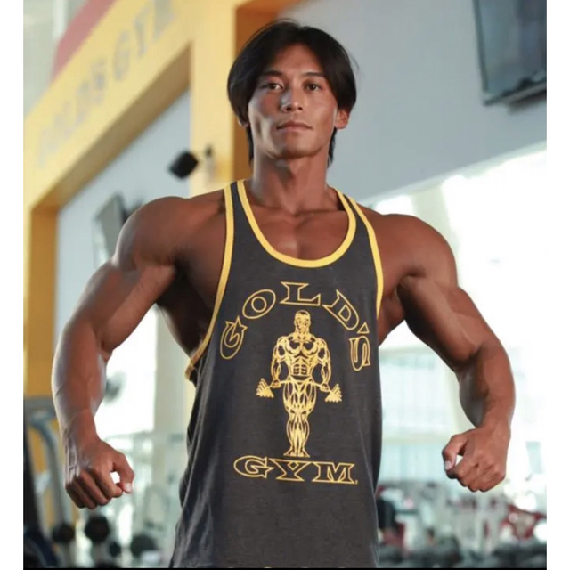 ゴールドジム リンガータンクトップ 横川尚孝 gold's gym ボディビル
