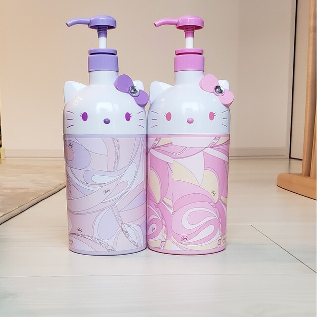 Rady ハローキティ シャンプーボトル2個セット ピンク パープル Rady