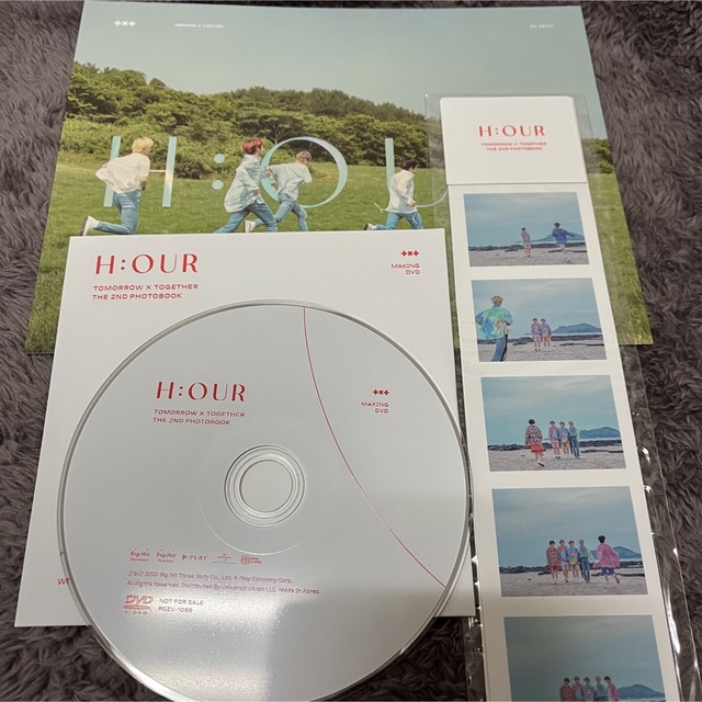 TXT フォトブック H:OUR 2セット DVD アコーディオン ヨンジュン