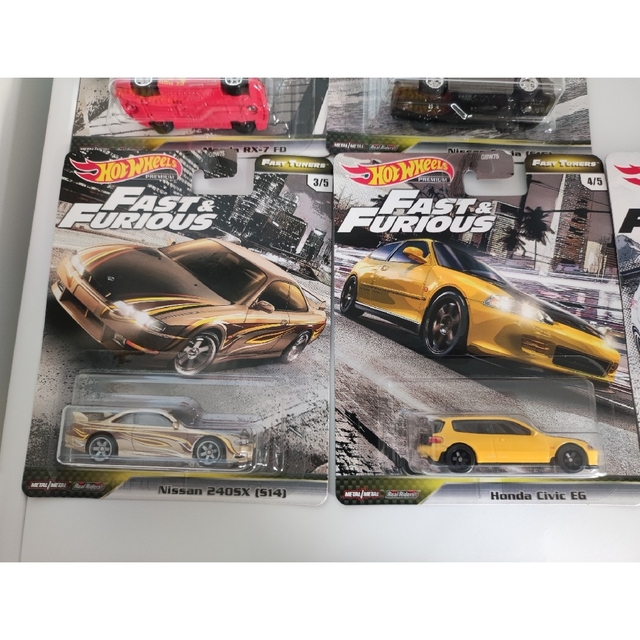 ホットウィール 5台 FAST TUNERS ホットウィール ワイルド・スピード