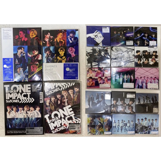 SixTONES シングル アルバム ライブ ブルーレイ まとめ売り【定価以下】