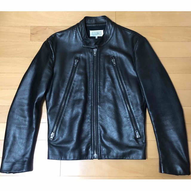 Martin Margiela 八の字 5 ZIP レザージャケット 13SS