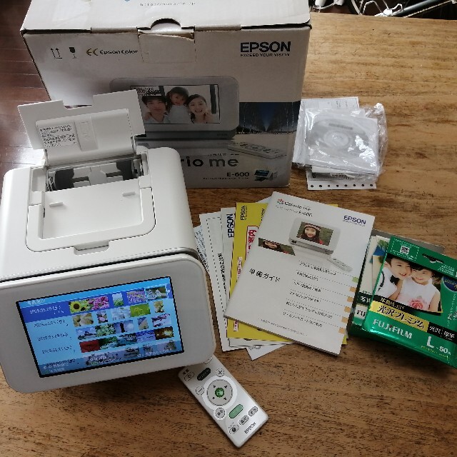 新品・ジャンク】EPSON E-600 カラリオ ミー インクジェットプリンタ