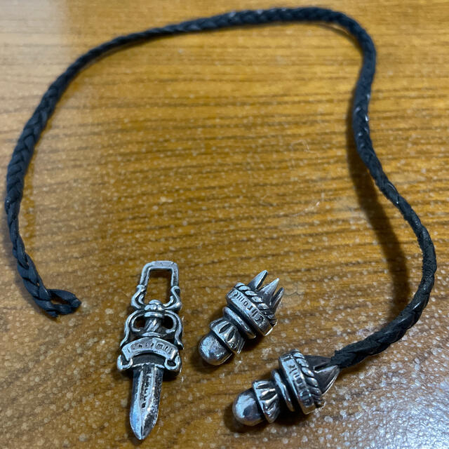 CHROME HEARTS クロムハーツ ジャンクパーツ レザーストラップ