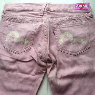 EVISUデニム ピンクデザイン 2001年製 EVISUデニム ピンクデザイン