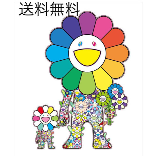 村上隆 「天国への階段から見えるお花畑」Ed.300 サイン入り版画