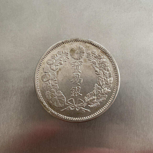 古銭 メキシコ貿易銀貨 古銭 貿易銀 約27g 1858年 約27g 古銭 メキシコ貿易