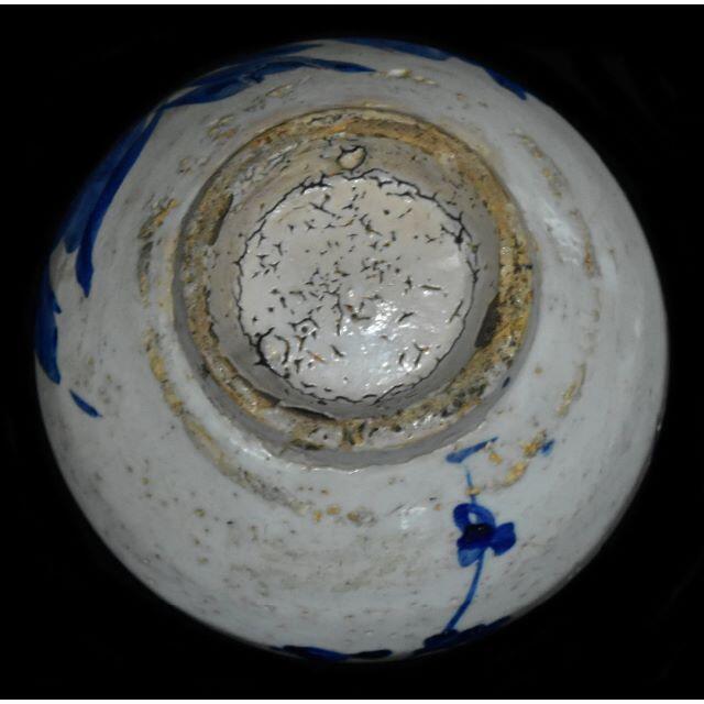 李朝小壺 江戸期 染付 朝鮮 韓国 茶道具 水指 焼物 入手困難