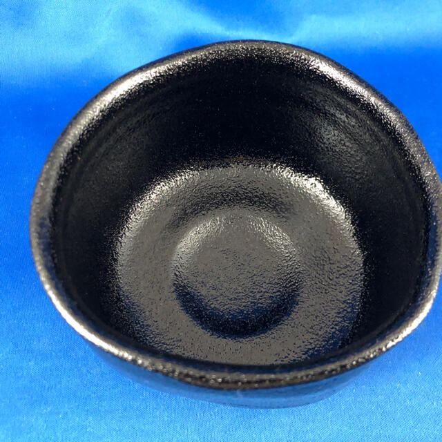 ◇茶道具◇瀬戸 兎月窯 杉浦芳樹造 柚子黒 茶碗（師：大江文象/魯山人