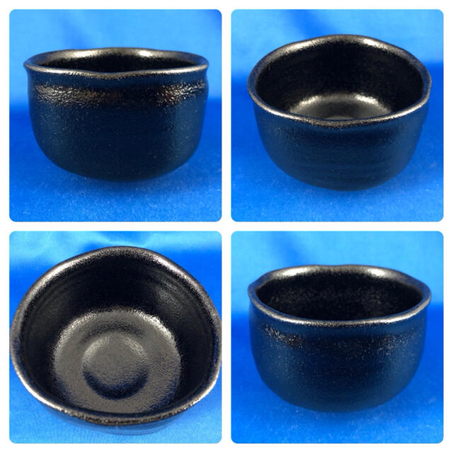 ◇茶道具◇瀬戸 兎月窯 杉浦芳樹造 柚子黒 茶碗（師：大江文象/魯山人